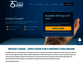 365dayloans.ca screenshot