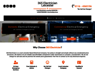 365electrician.co.uk screenshot