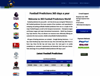 365footballpredictions.com screenshot