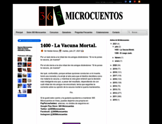 365microcuentos.com screenshot