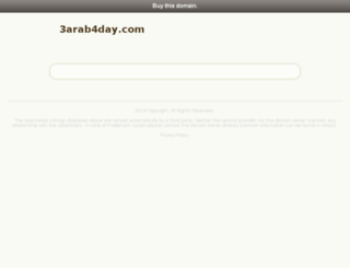 3arab4day.com screenshot