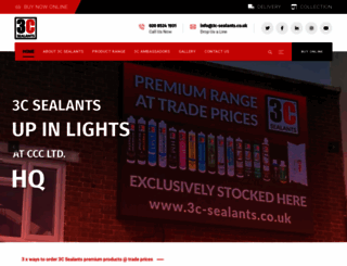 3c-sealants.co.uk screenshot