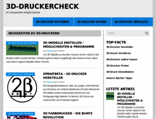 3d-druckercheck.de screenshot
