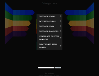 3d-sign.com screenshot