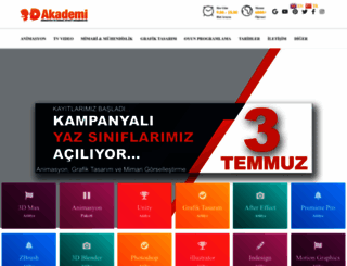 3dakademi.com screenshot