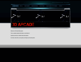 3darcade.weebly.com screenshot