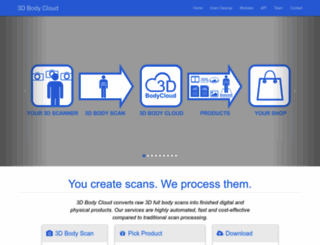 3dbodycloud.com screenshot
