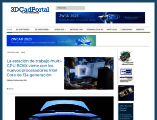 3dcadportal.com screenshot