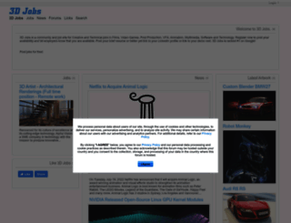 3djobs.com screenshot