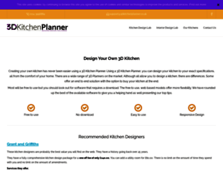 3dkitchenplanner.co.uk screenshot