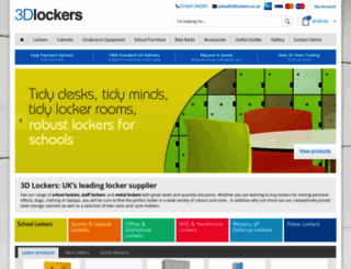 3dlockers.co.uk screenshot