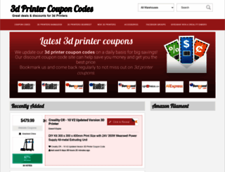 3dprinter-coupons.com screenshot