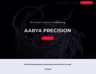 3dprinter.aaryaprecision.com screenshot