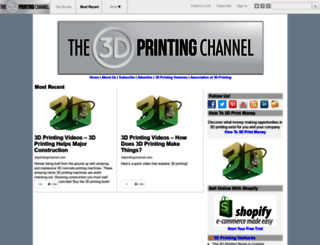 3dprintingchannel.com screenshot