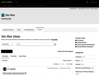 3dsmaxfeedback.autodesk.com screenshot