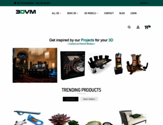 3dvirtualmarket.com screenshot