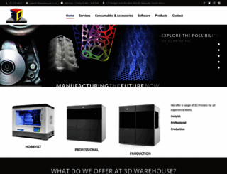 3dwarehouse.co.za screenshot