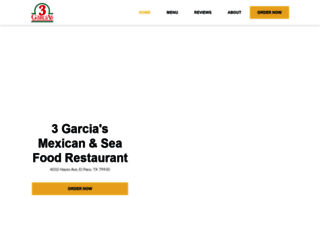 3garciasmexicanseafoodrestaurant.net screenshot