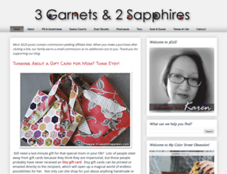 3garnets2sapphires.com screenshot