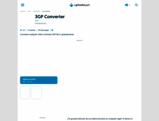 3gp-converter.uptodown.com screenshot