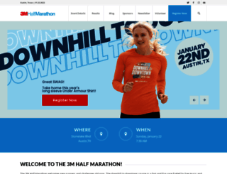 3mhalfmarathon.com screenshot