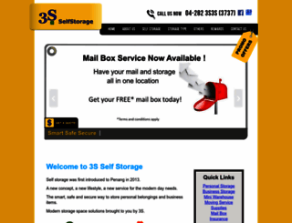 3s-selfstorage.com screenshot