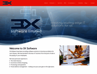 3xsoftware.co.uk screenshot