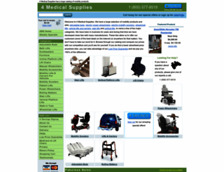 4-medical-supplies.com screenshot
