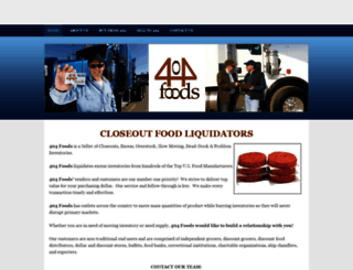 404foods.com screenshot