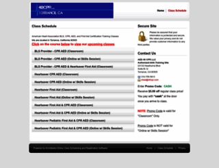 40cpr.enrollware.com screenshot