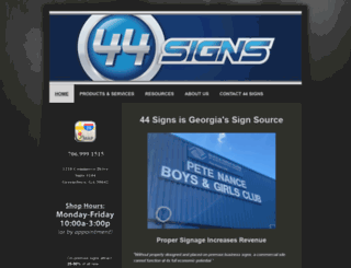 44signs.com screenshot