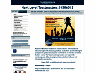 4506013.toastmastersclubs.org screenshot