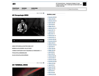 451frammentisonori.noblogs.org screenshot