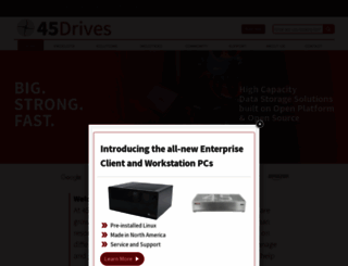 45drives.com screenshot