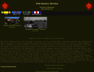 45thdivision.org screenshot