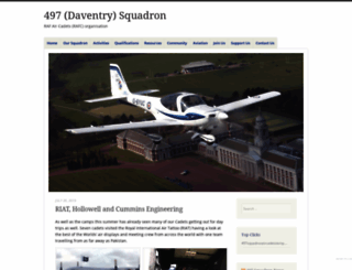 497squadronaircadetstemp.wordpress.com screenshot