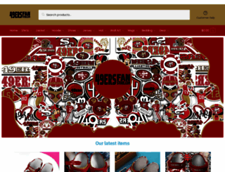 49ersfanstore.com screenshot