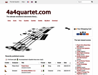4a4quartet.com screenshot