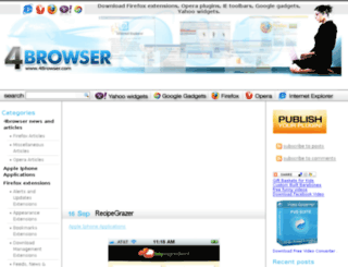 4browser.com screenshot