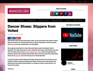 4dancers.org screenshot