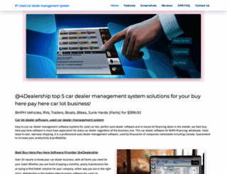 4dealership.com screenshot