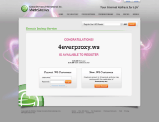 4everproxy.ws screenshot