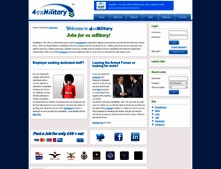 4exmilitary.com screenshot