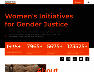 4genderjustice.org screenshot