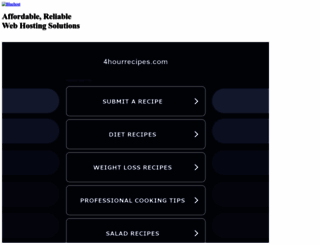 4hourrecipes.com screenshot