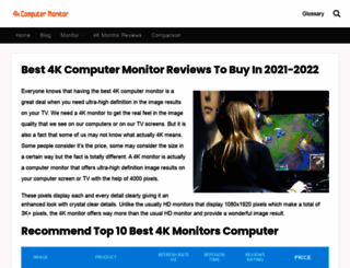 4kcomputermonitor.com screenshot