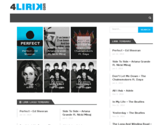 4lirik.com screenshot