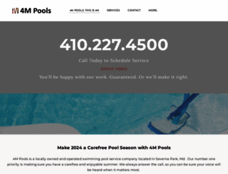 4mpools.com screenshot