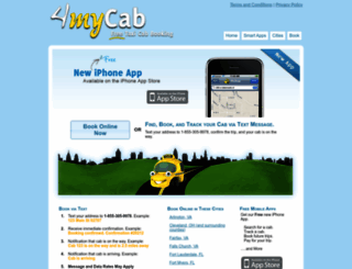 4mycab.com screenshot