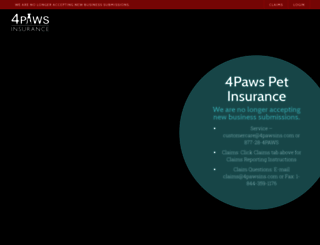 4pawsins.com screenshot